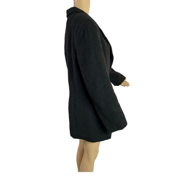 Vintage Harve' Benard 100% Black Camel Hair Blazer Lined Belarus Women's Size 12 - Picture 7 of 12